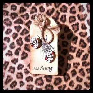 Handmade Marilyn Monroe Earrings NEW